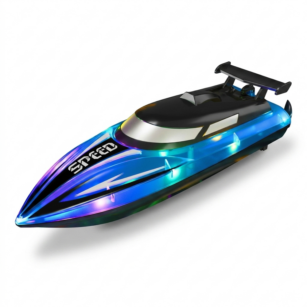RC Speedboot mit LED-Beleuchtung für Kinder