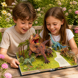 Interaktives 3D-Pop-up-Dinosaurier-Lexikon für Kinder Miniaturbild 1