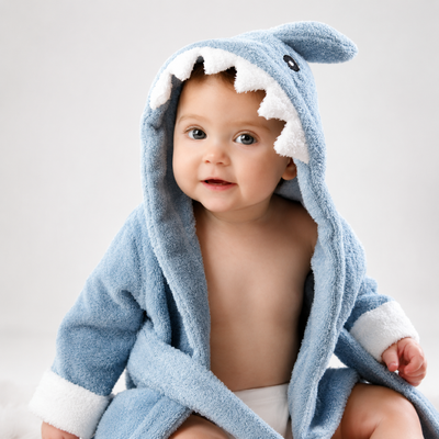 Baby-Kapuzen-Badetuch – Weicher Poncho mit Tier-Design für Babys & Kleinkinder