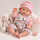Realistische Silikon-Reborn-Babypuppe – 13 Zoll, Handgefertigt, Lebensecht Miniaturbild 2
