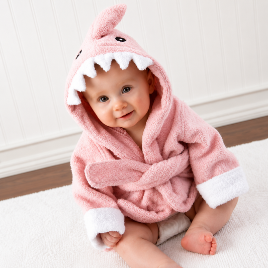 Baby-Kapuzen-Badetuch von der Seite gezeigt
