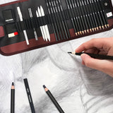 Professionelles Skizzen-Set – 33-teiliges Zeichenset Miniaturbild 2
