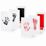 Baby Hand- und Fußabdruck-Set – Tintenfreies Stempelkissen zum Andenken Miniaturbild 4