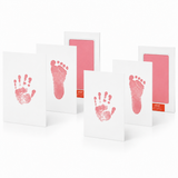 Baby Hand- und Fußabdruck-Set – Tintenfreies Stempelkissen zum Andenken Miniaturbild 5