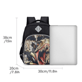 3D-Dinosaurier-Kinderrucksack – Wasserdichte Schultasche Miniaturbild 6