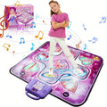 Interaktive Kinder-Tanzmatte – Pinke Musik-Spielmatte mit Punktesystem