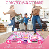 Interaktive Kinder-Tanzmatte – Pinke Musik-Spielmatte mit Punktesystem Miniaturbild 4