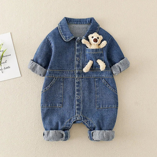 Jeans-Overall Blau