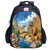 3D-Dinosaurier-Kinderrucksack – Wasserdichte Schultasche Miniaturbild 4