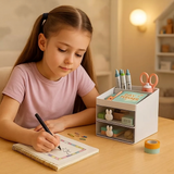 Kinder-Schreibtischorganizer mit Schubladen – Stifte- & Bastelaufbewahrung Miniaturbild 6