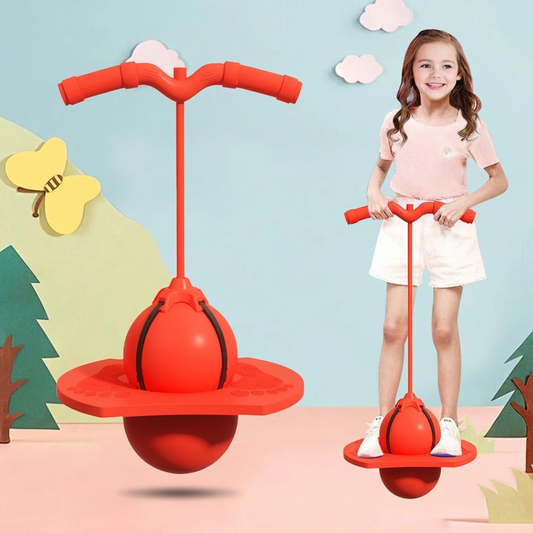 JumpJoy Balance-Hüpfer im Einsatz, aktives Balance-Spielzeug für Kinder