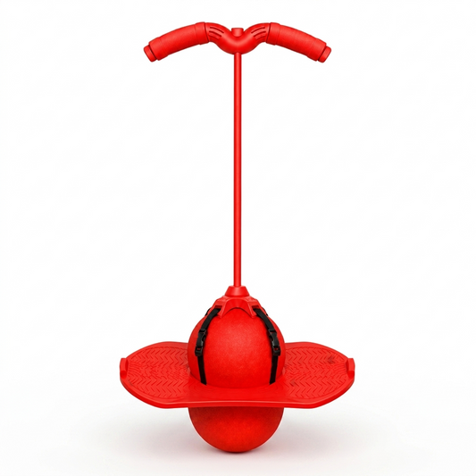Roter JumpJoy Balance-Hüpfer, Hüpfspielzeug für Kinder