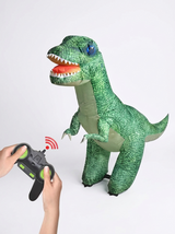 RC Aufblasbarer Dinosaurier | Ferngesteuertes Lauf-Dino-Spielzeug Miniaturbild 5