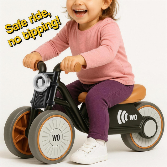 Kinder-Laufrad im Motorrad-Design, Ritter-Schwarz