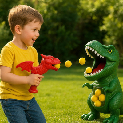 Dinosaurier-Zielschuss-Set für Kinder