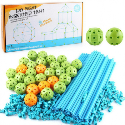 Kinder-DIY-Zeltbauset – Eigene Festung mit Bettlaken bauen