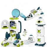 Weltraummissions-Spielset – Rakete, Space Shuttle, Raumstation & Astronauten-Figuren Miniaturbild 4