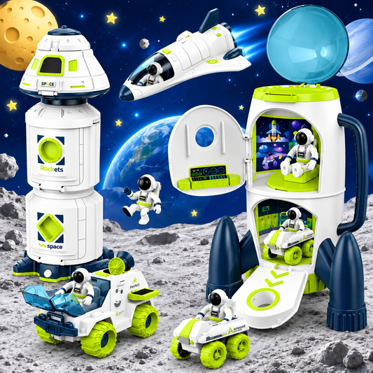 Weltraummissions-Spielset Space-Shuttle-Spielzeug